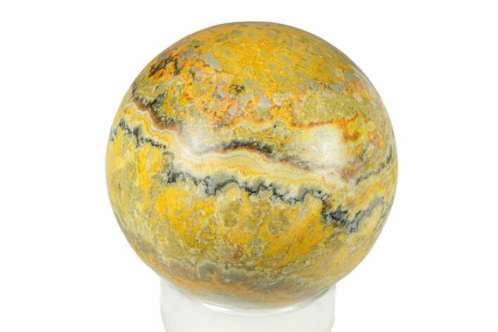 Polished Bumblebee Jasper Sphere - Indonesia #254752